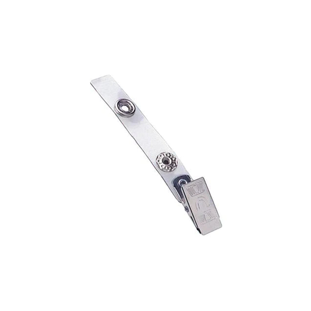 3/4" Dye-Sublimated Lanyard with Metal Crimp and Bulldog Clip - In Stock