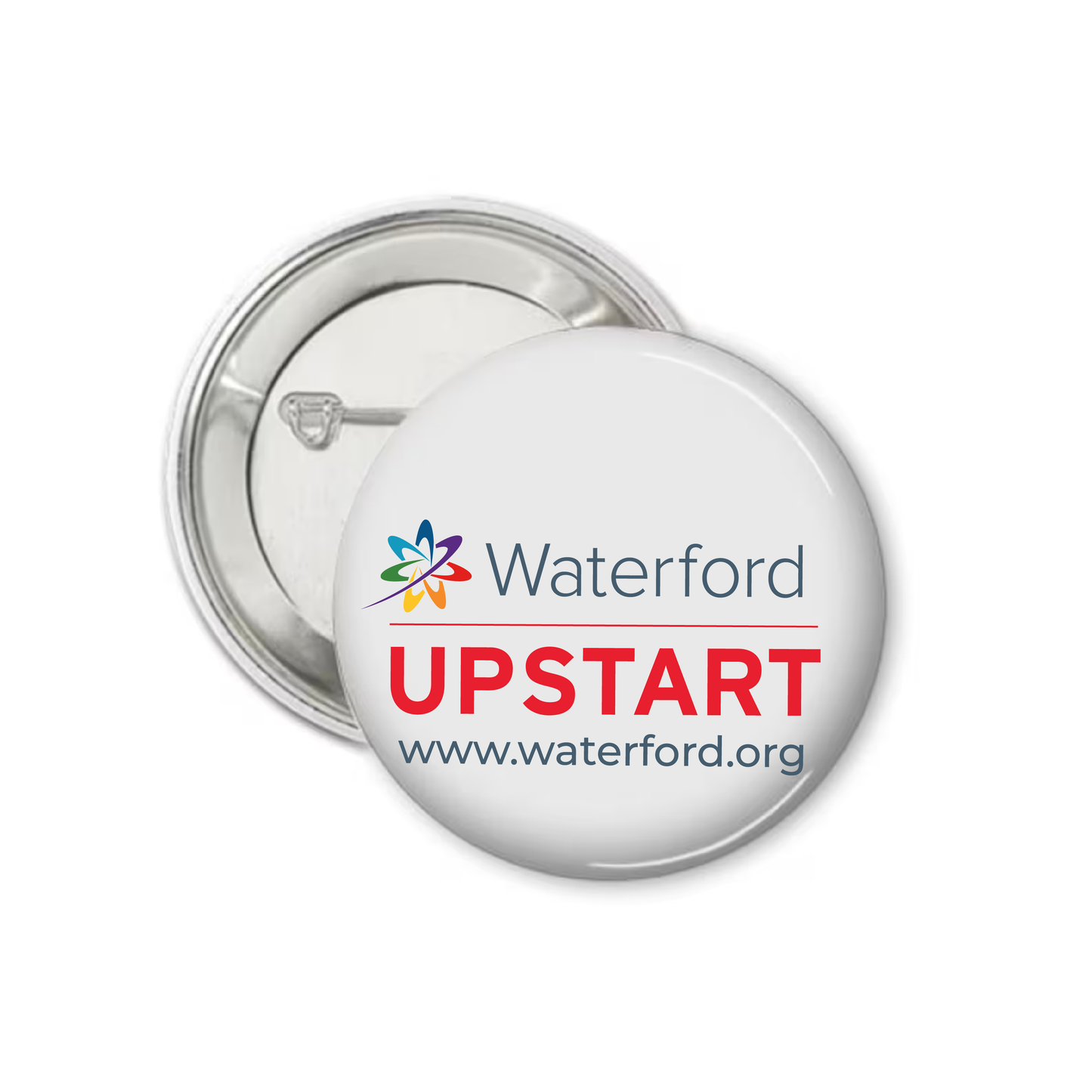 1 1/2" Full Color Pin Back Button