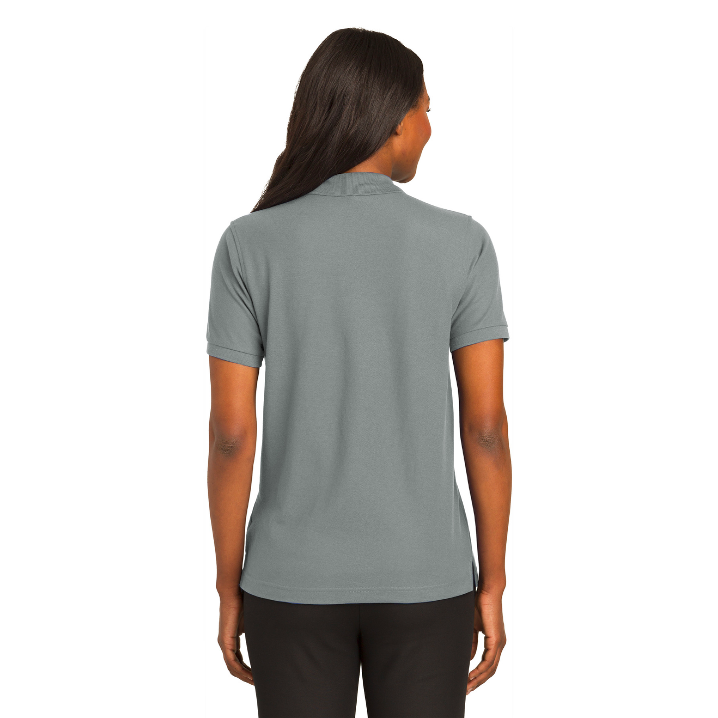 Port Authority® Ladies Silk Touch™ Cool Grey Polo