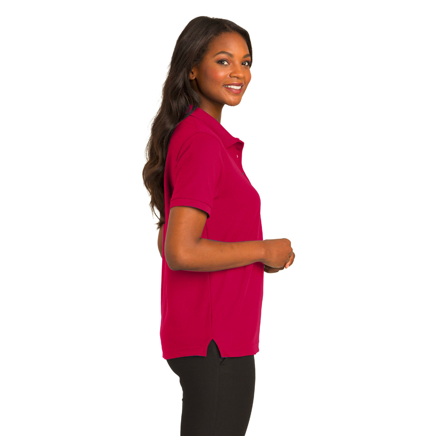 Port Authority® Ladies Silk Touch™ Red Polo