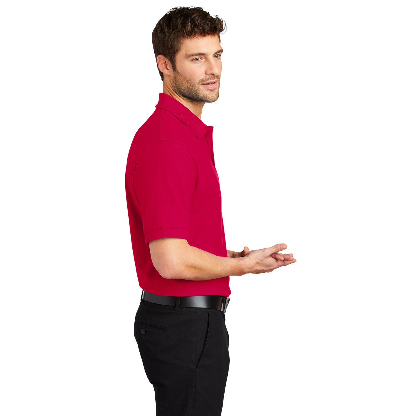 Port Authority® Silk Touch™ Red Polo