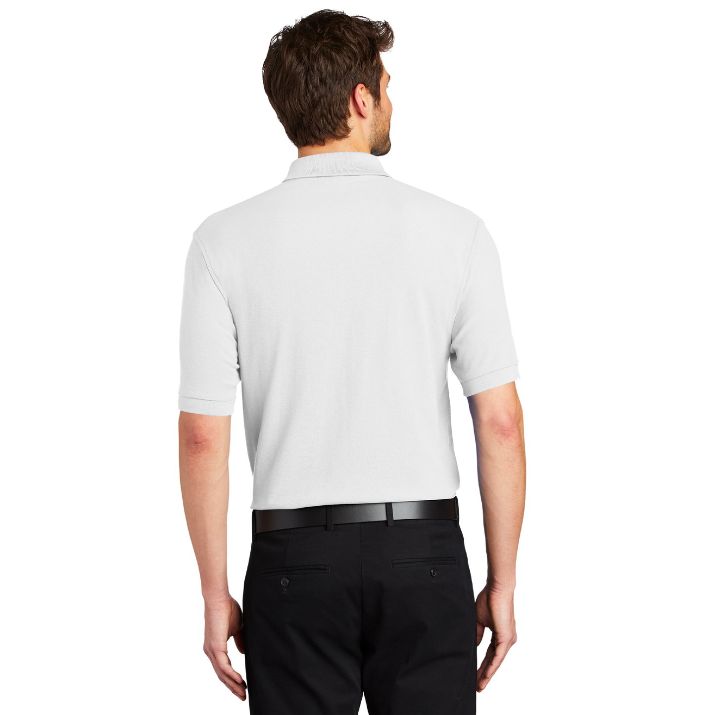 Port Authority® Silk Touch™ White Polo