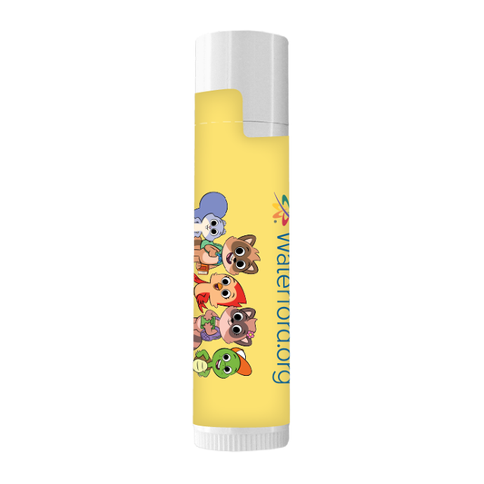 SPF 15 Lip Balm in White Tube Character Design - In Stock