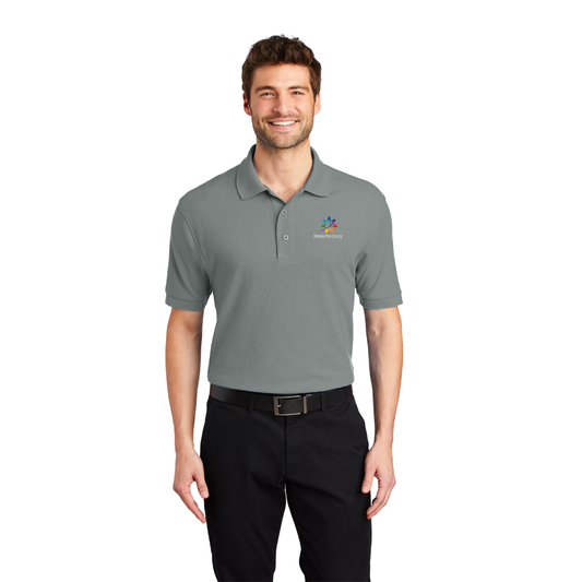 Port Authority® Silk Touch™ Cool Grey Polo