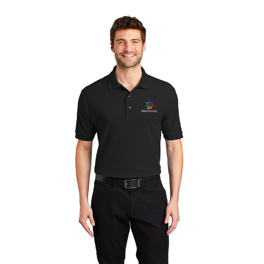 Port Authority® Silk Touch™ Black Polo