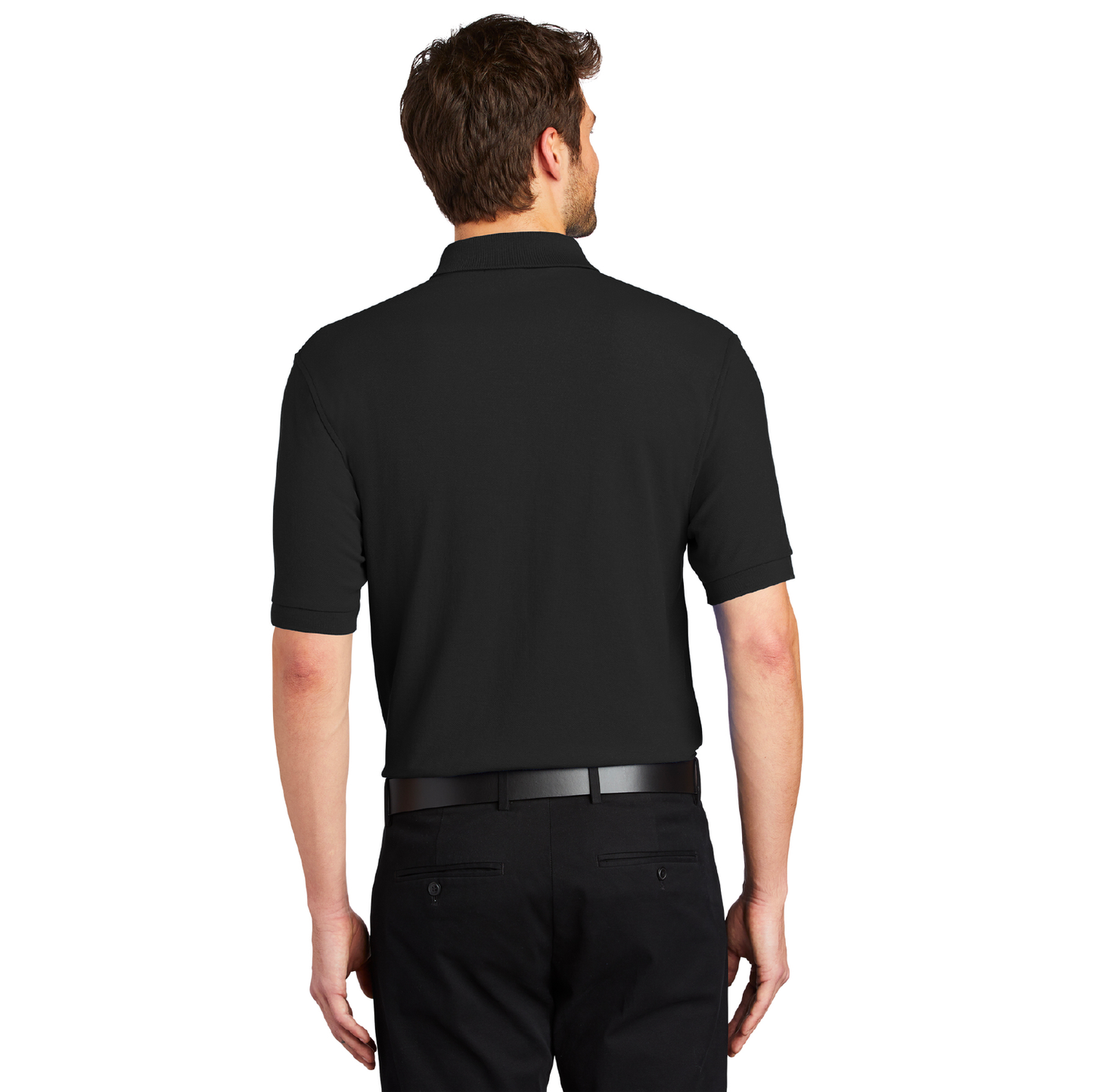 Port Authority® Silk Touch™ Black Polo