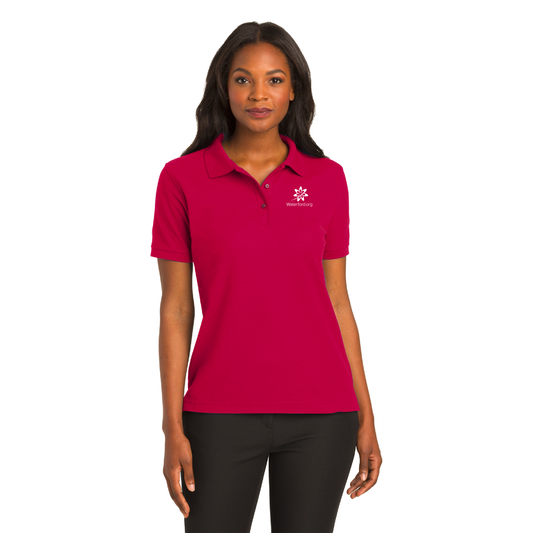 Port Authority® Ladies Silk Touch™ Red Polo