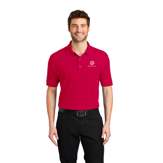 Port Authority® Silk Touch™ Red Polo