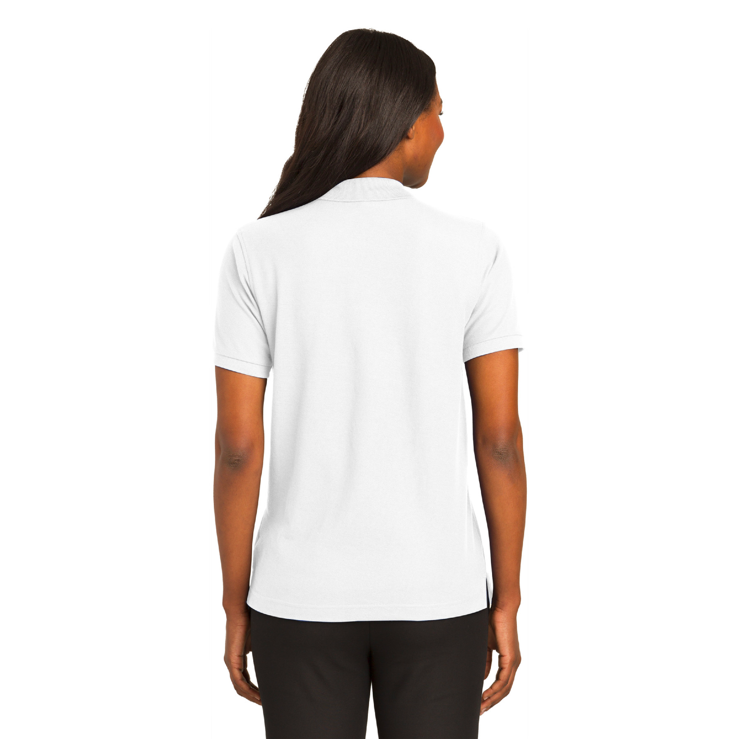 Port Authority® Ladies Silk Touch™ White Polo