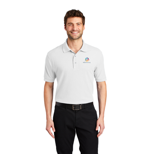 Port Authority® Silk Touch™ White Polo